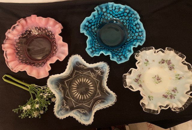 Fenton candy dish - Etsy 日本
