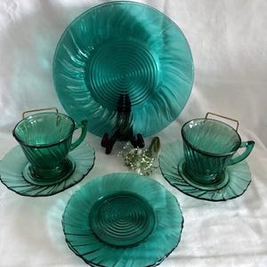 50's ヴィンテージ　Jeannette Glass　パトリシアン　バスケット Jeannette Glass - Etsy