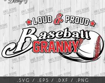 Baseball Granny, Baseball Grandma, Baseball Mom, SVG files for Cricut, Baseball Shirt, SVG Cut Files, Digital download