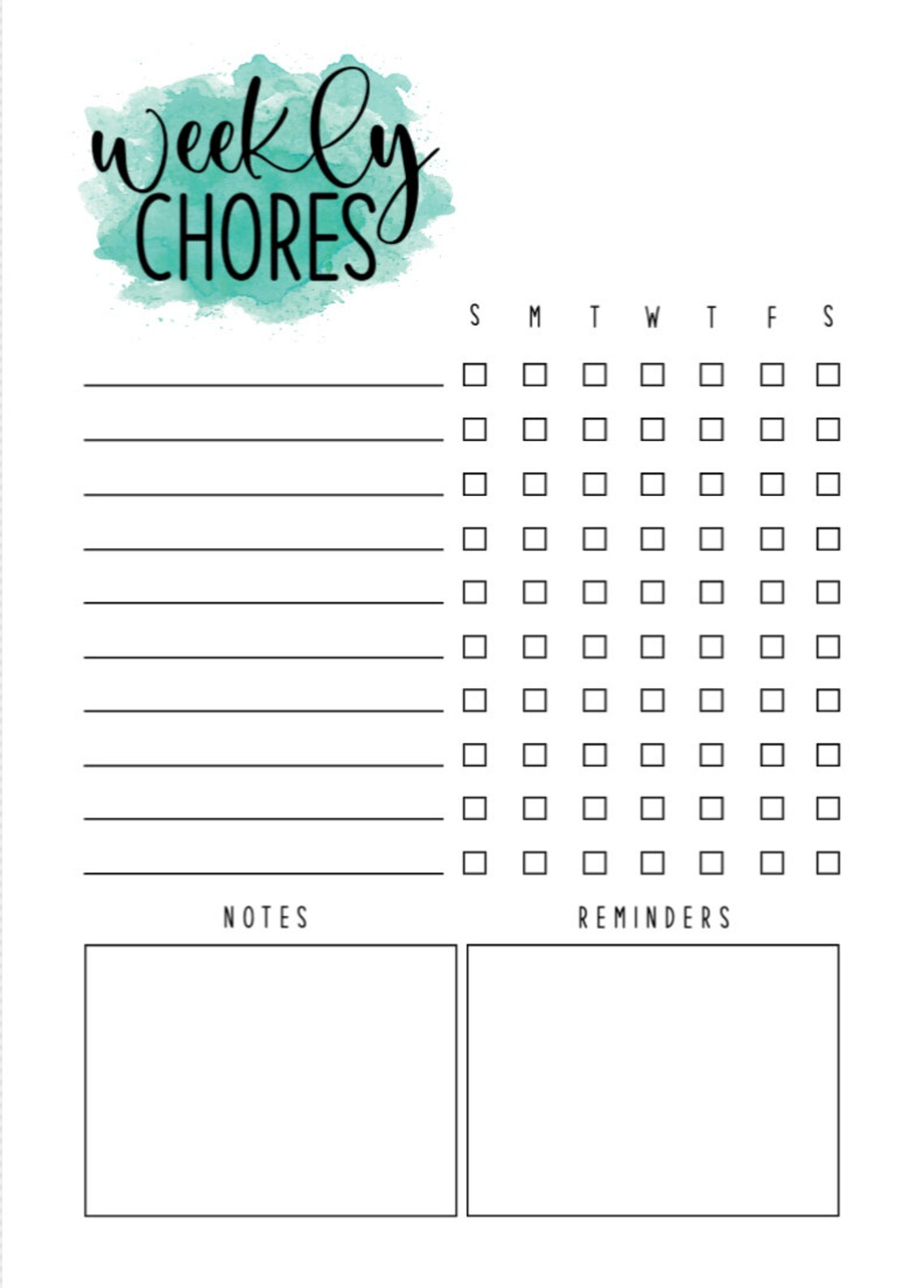 Editable Daily Checklist Editable weekly routine editable | Etsy