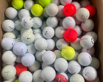 15 Vintage Recycled Golf Balls