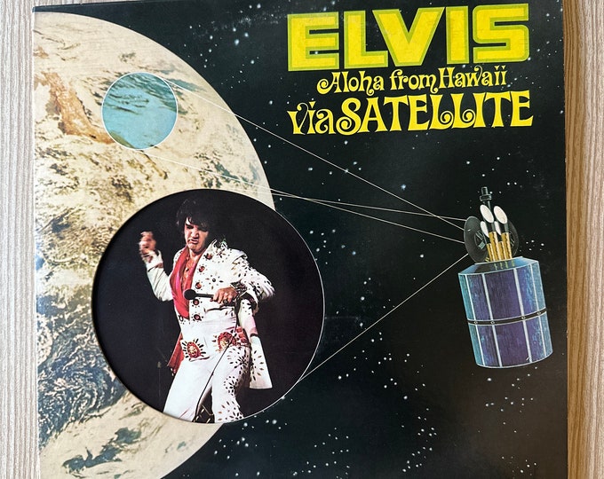 Elvis "Aloha from Hawaii via satellite" Vinyl Record Album
