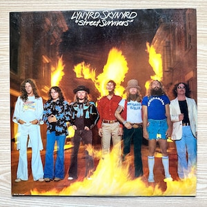 lynyrd Skynyrd vinyl record album “STREET SURVIVORS” original cover