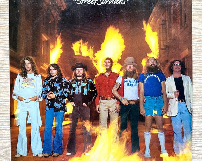 lynyrd Skynyrd vinyl record album “STREET SURVIVORS” original cover