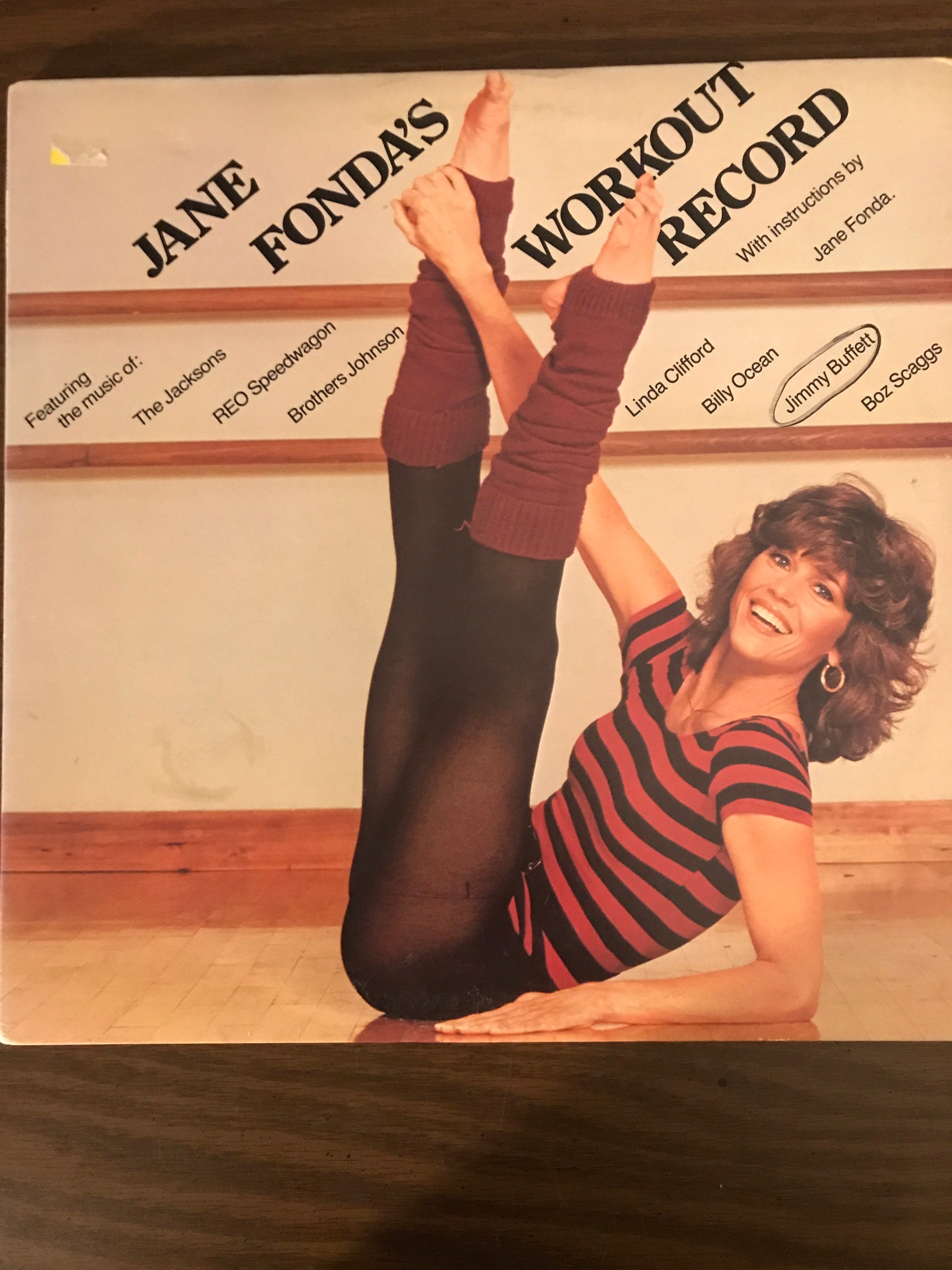 Jane Fonda Vinyl Record Album jane Fonda's Workout Record Etsy