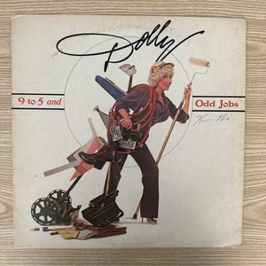 Dolly Parton vinyl lp record album music collector&#39;s item 9 to 5 and Odd Jobs music record perfect for your record collection or as a gift!