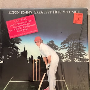 Elton John&#39;s Greatest Hits Volume 2, vinyl record album