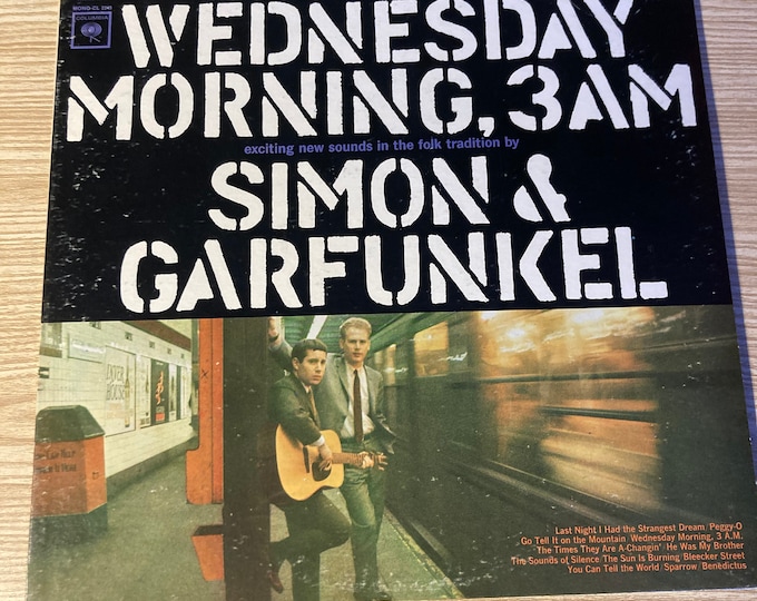 Simon & Garfunkel Vinyl Record Album "Wednesday Morning, 3am"