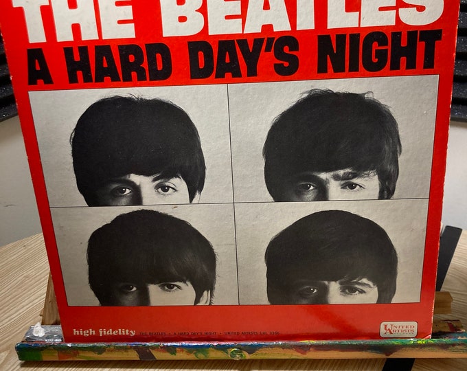 Beatles Vinyl Record Album "Hard Day's Night"