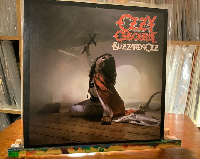 Ozzy Osbourne vinyl record album “Blizzard of Ozz” in shrink wrap!