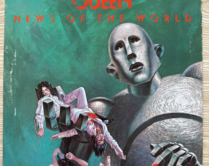 Queen Vinyl Record Album "News of the World"