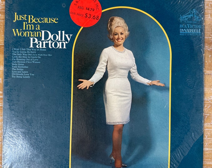 Dolly Parton Vinyl Record Album Just Because I'm a Woman