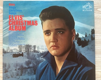 Elvis Presley vinyl record album-Elvis' Christmas Album 1964 Original vintage vinyl