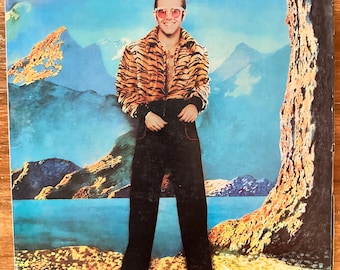 Elton John Caribou Vinyl LP 1974 MCA Rainbow Label Classic Rock VG