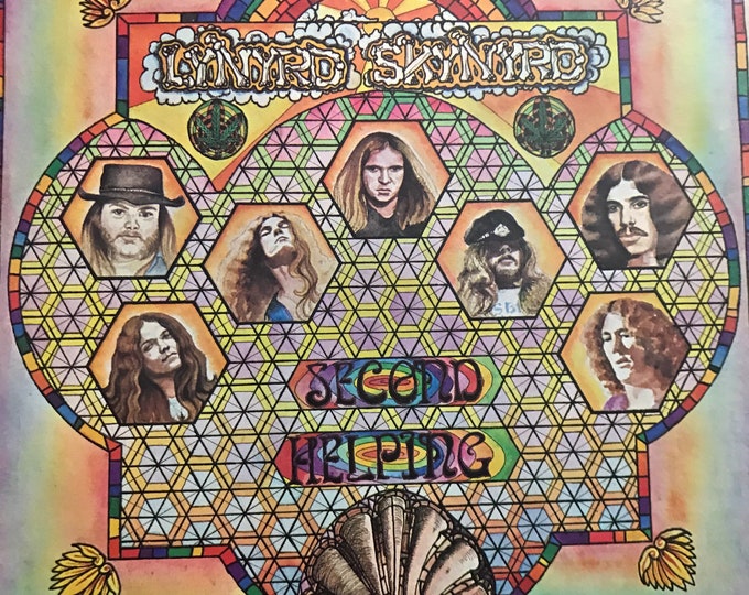 Lynyrd Skynyrd Vinyl Record Album "Second Helping"