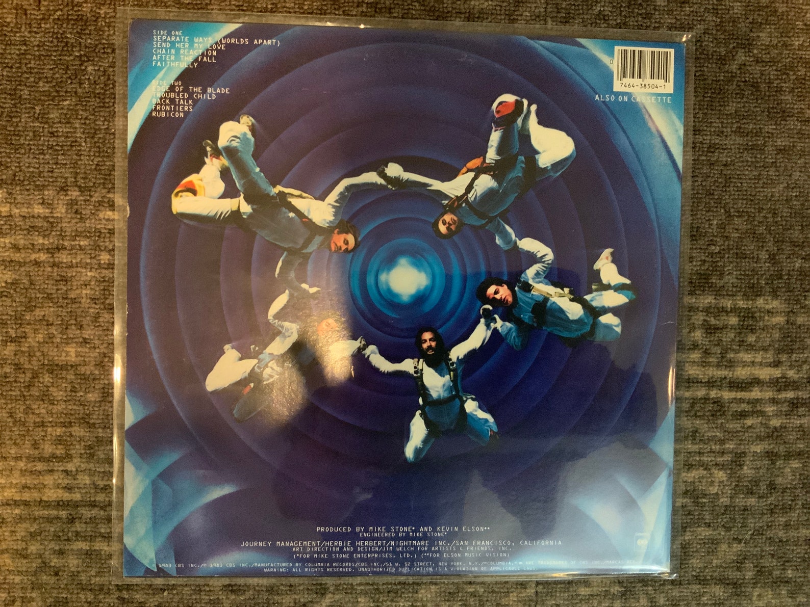 Journey Vinyl record Frontiers original pressing near mint Etsy