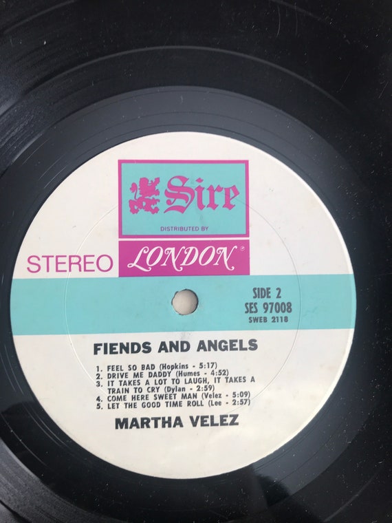 Martha Velez Vinyl Record Album 