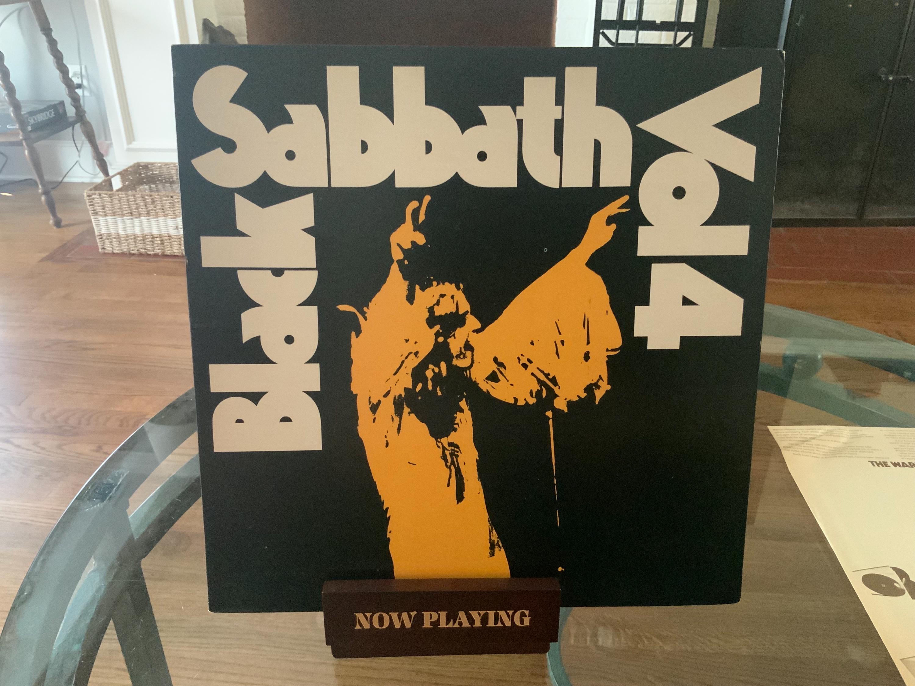 Black Sabbath Vol 4 Vinyl Record Album Original First Pressing - Etsy