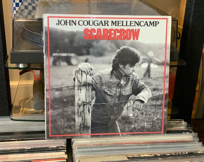 John Cougar “Scarecrow” 1985 Original Shrink Wrap