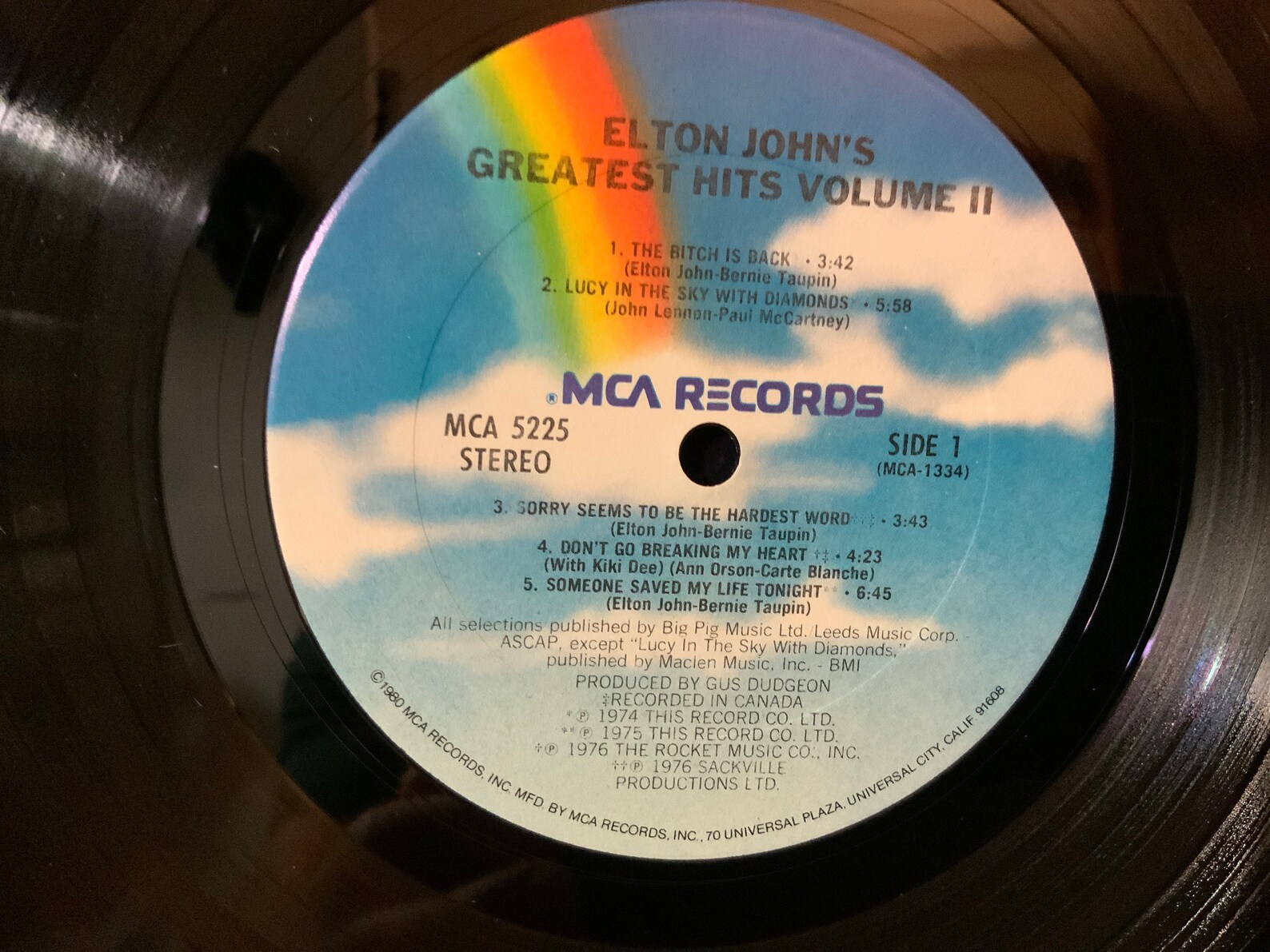 Elton John Vinyl Record Album “greatest Hits” Volume 2 in Shrink Wrap