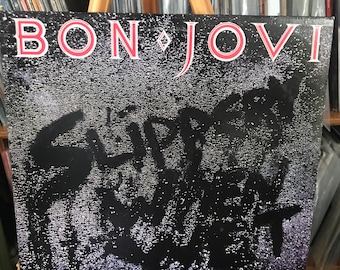 Bon Jovi Vinyl Record Album "Slippery When Wet"