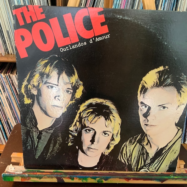 The Police vinyl record red version “outlandos d’amour”