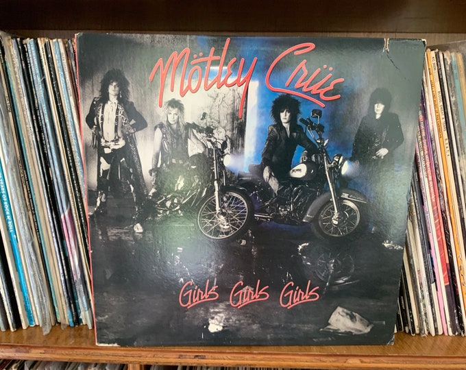 Motley Crue vinyl record album “Girls Girls Girls”