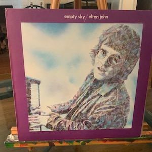 Elton John vinyl record album “Empty Sky”