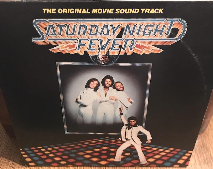 Bee Gees Saturday Night Fever Vinyl Record LP Original Movie Soundtrack 1977 Disco Classic