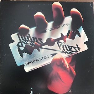 Judas Priest Vinyl Record Album &quot;British Steel&quot;