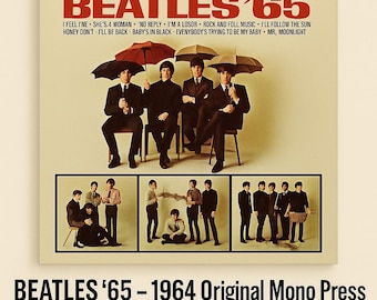 The Beatles '65 Vinyl LP Record Capitol Records 1964 Collectible