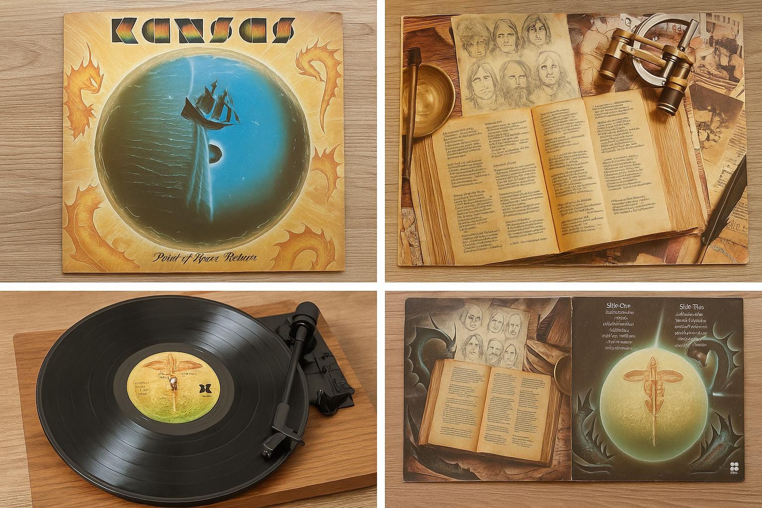 Kansas – Point of Know Return Vinyl LP 1977 – VG/VG++ – Original Inner Sleeve – Classic Prog Rock