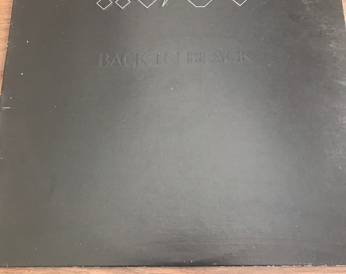 AC/DC "Back in Black" Vinyl Record Album