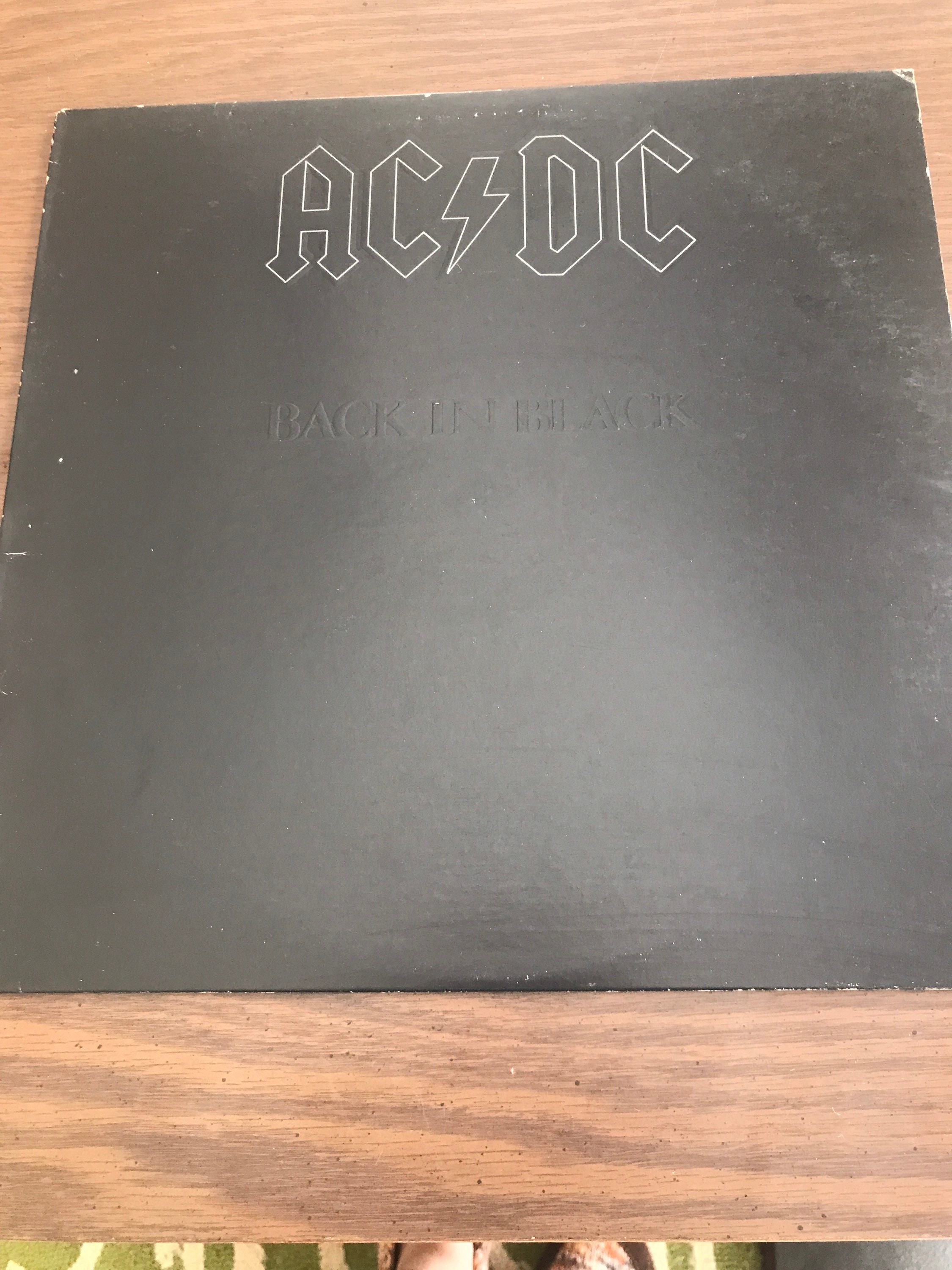 LP AC/DC Back in Black バック・イン・ブラック
