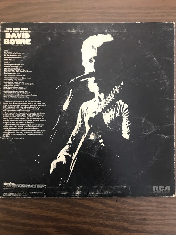 David Bowie Vinyl Record Album 