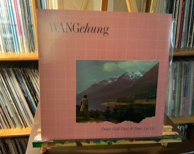 Wangchung vinyl record “dance hall days and don’t let go” 2-cut maxi single