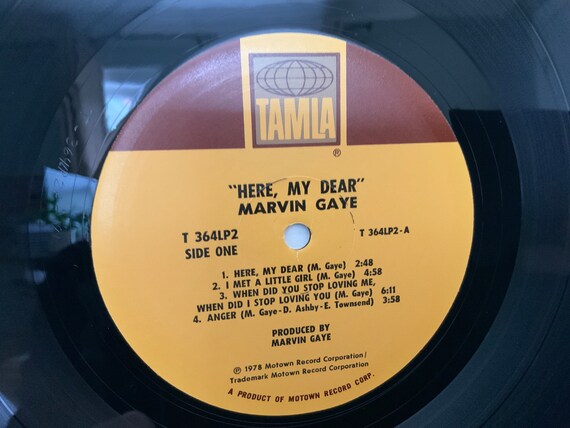 Marvin Gaye Vinyl Record Album here, My Dear 