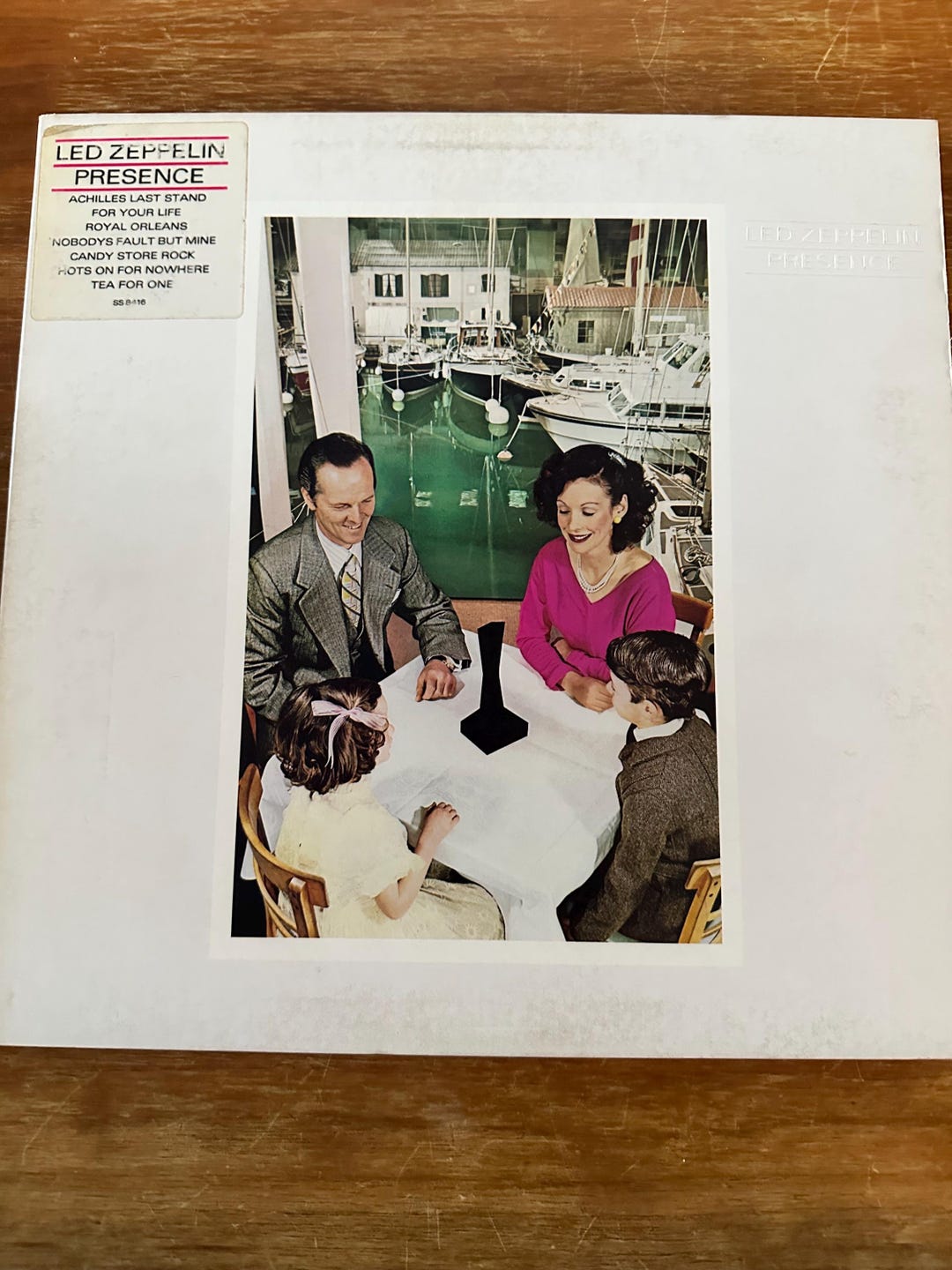 Led Zeppelin Presence LP 1976 Swan Song SS 8416 Original Press
