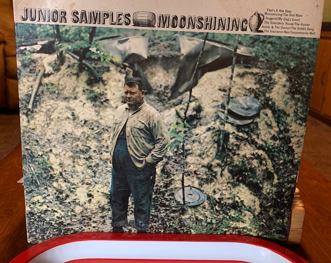 Junior Samples “Moonshining” Vinyl Record Album