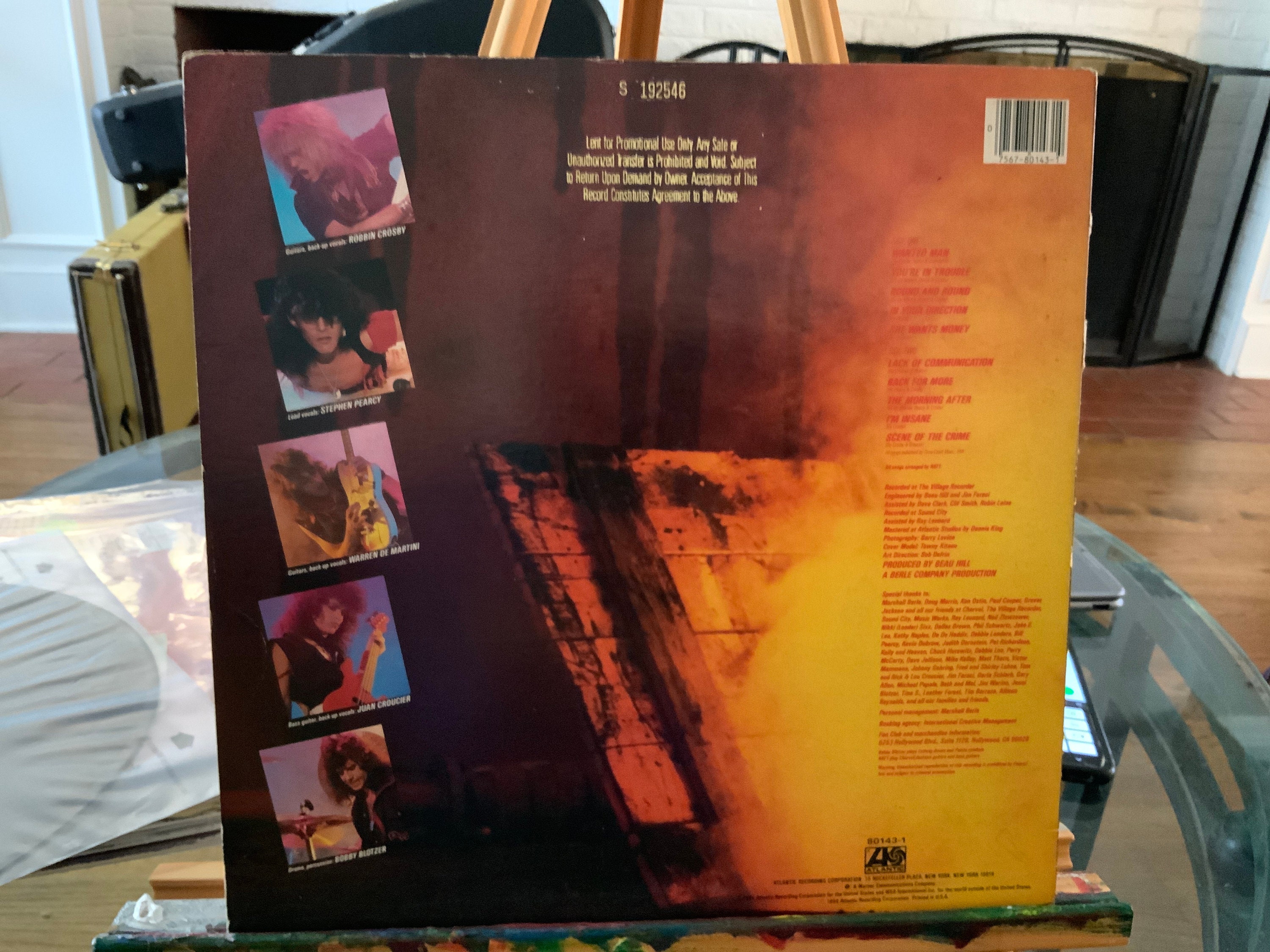 Ratt Promo Vinyl Record Album “out of the Cellar” - Etsy