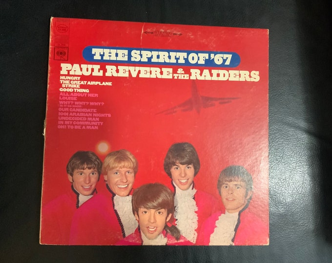 Paul Revere and the Raiders Vinyl Record Spirit of 67