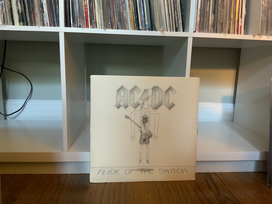 AC/DC Flick of the Switch Vinyl LP 1983 Atlantic Records Hard Rock ...
