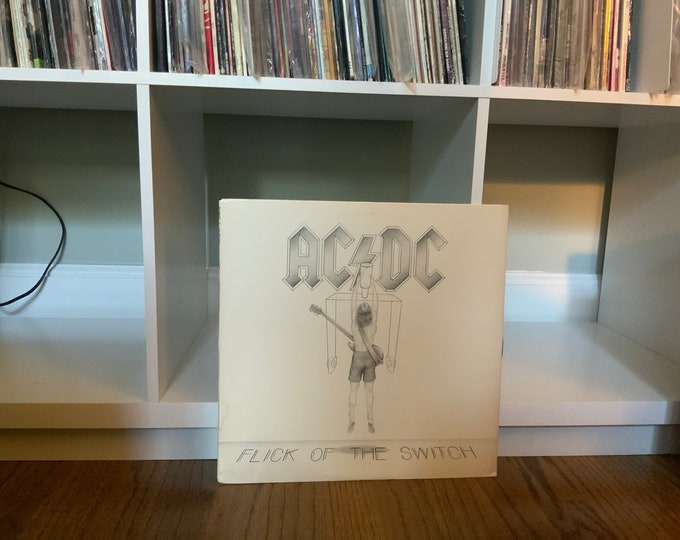 AC/DC Vinyl Record Album “Flick of a Switch” 1983