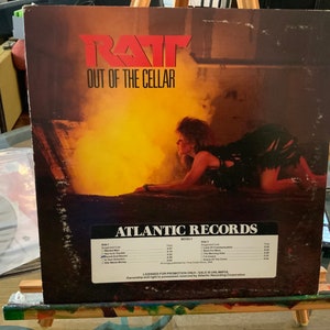 Ratt Promo Vinyl record album “Out of the cellar”