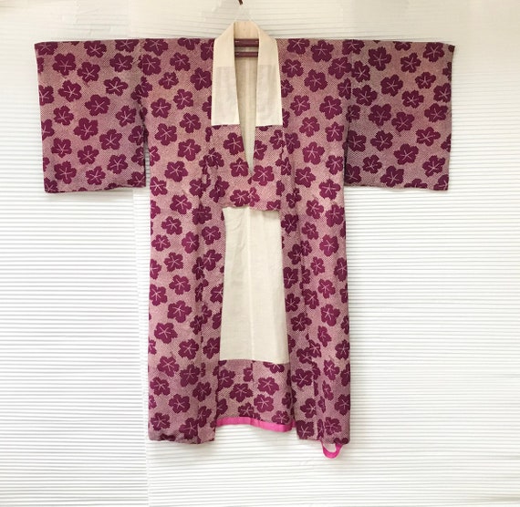 Vintage Shibori Blossom kimono