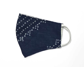 Stunning Fine Cell Work washable face masks made from vintage kimono, fully lined with cotton.