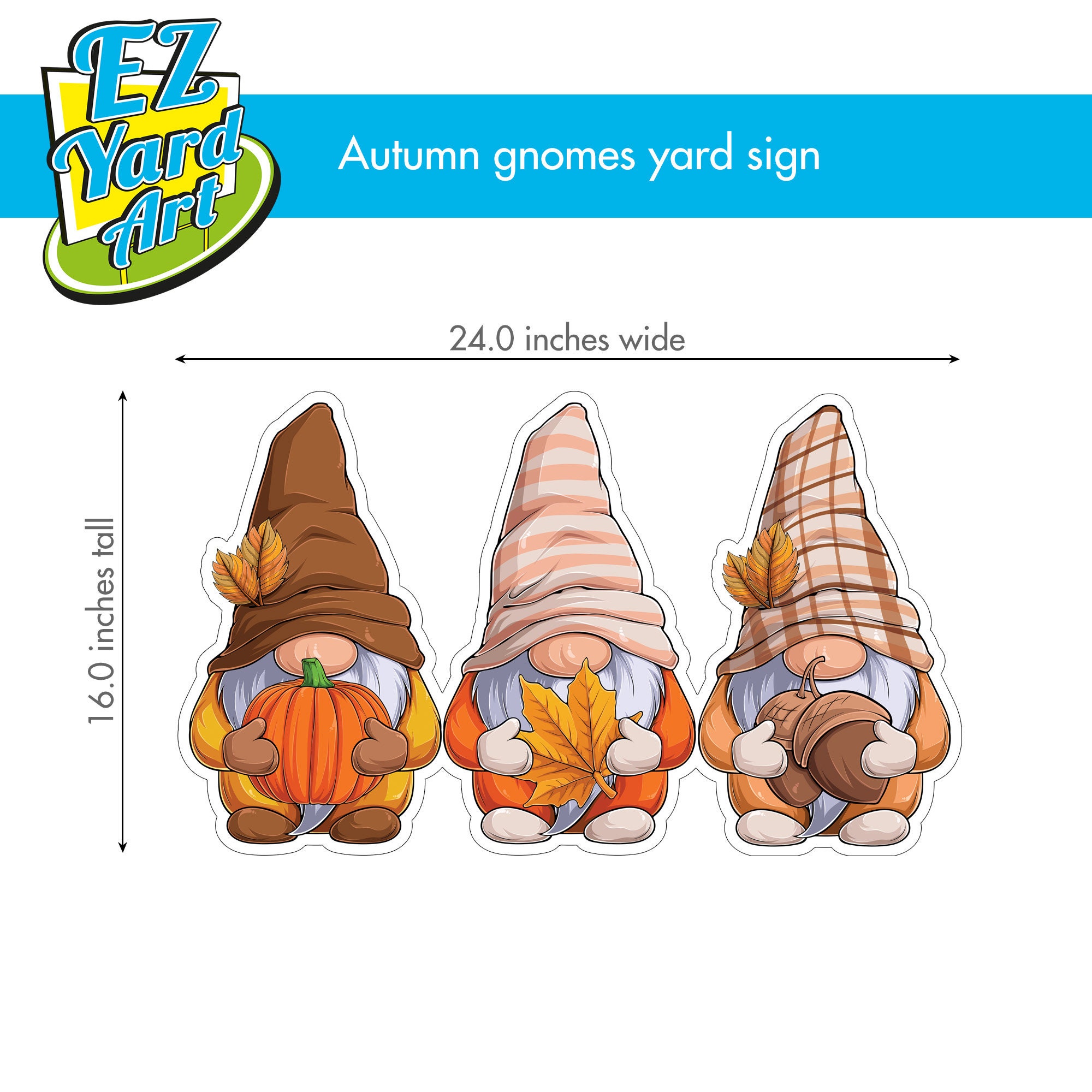 Fall Gnomes Outdoor Weatherproof Decoration Etsy