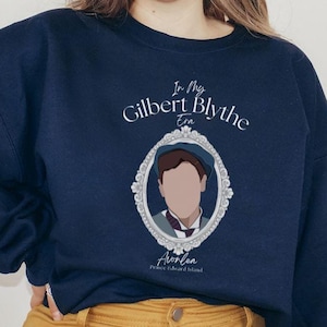 Sudadera de Ana de las Tejas Verdes Sudadera acogedora Sudadera con capucha de Ana con una E Gilbert Blythe Green Gables Fandom Bookstagram Book Sudadera con capucha