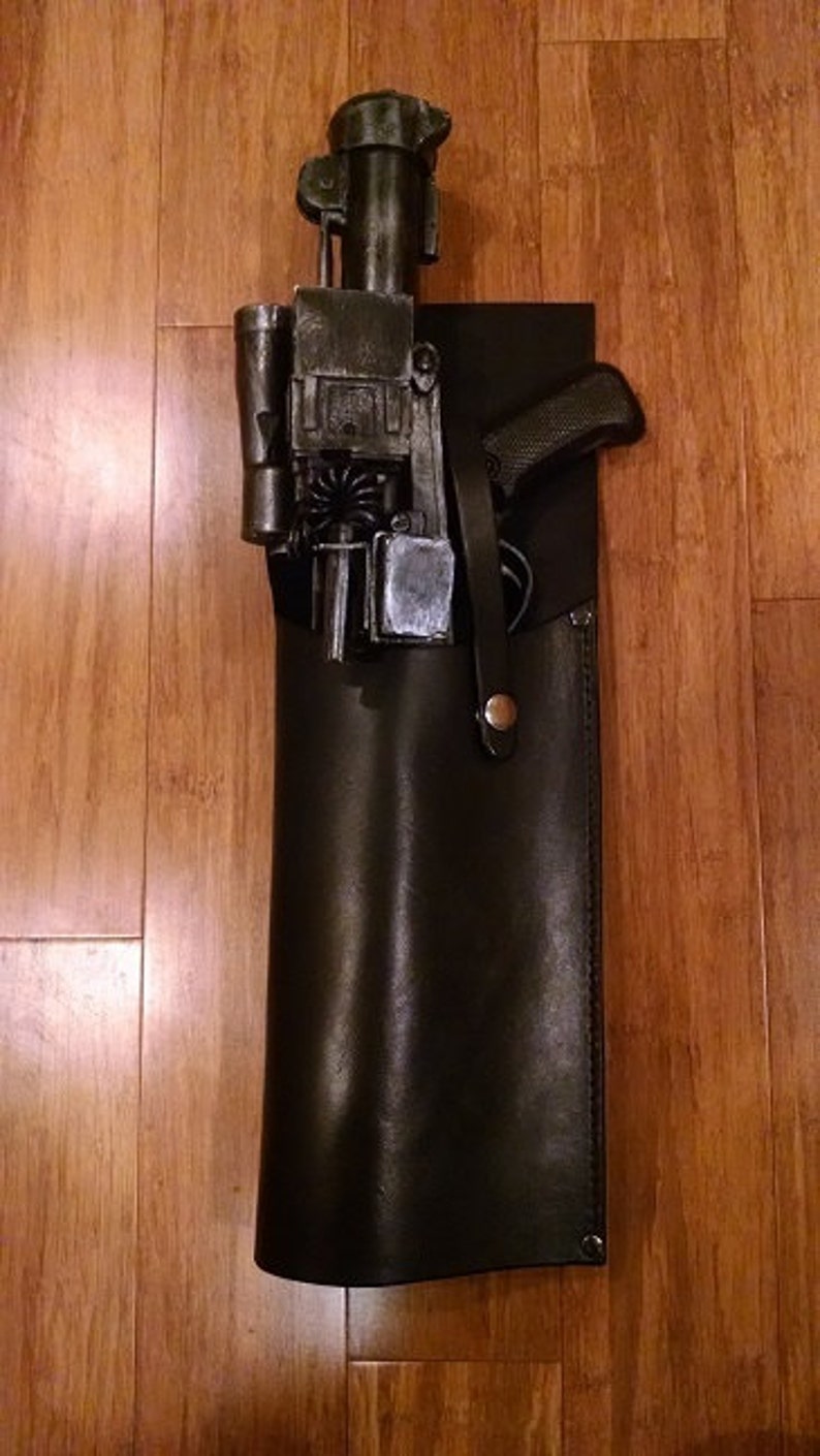 Star Wars E11 Blaster Black Leather Holster Costume Prop