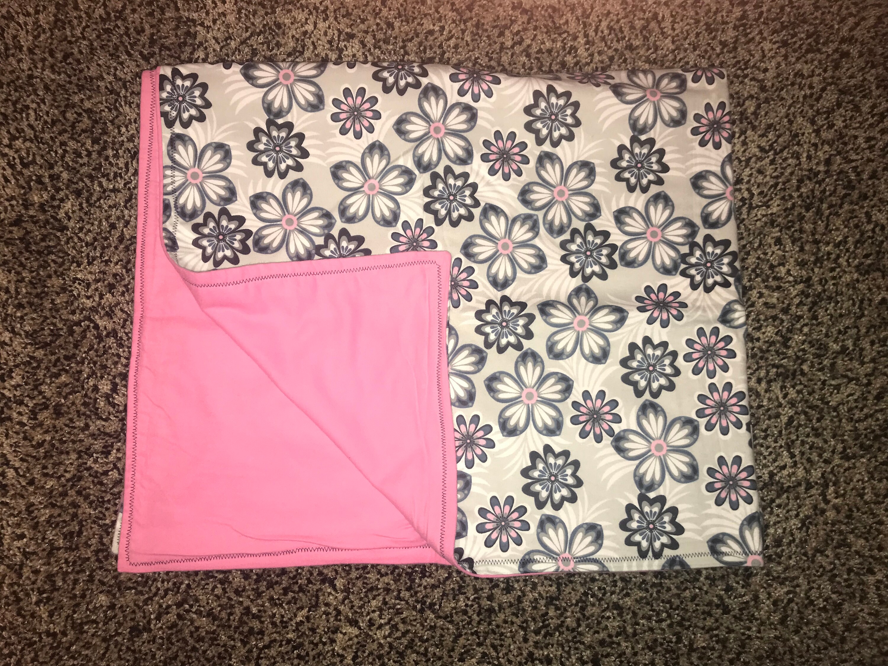 one sided receiving blanket